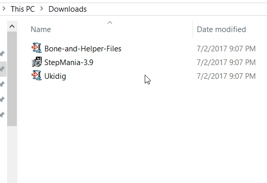StepMania 3.x files.