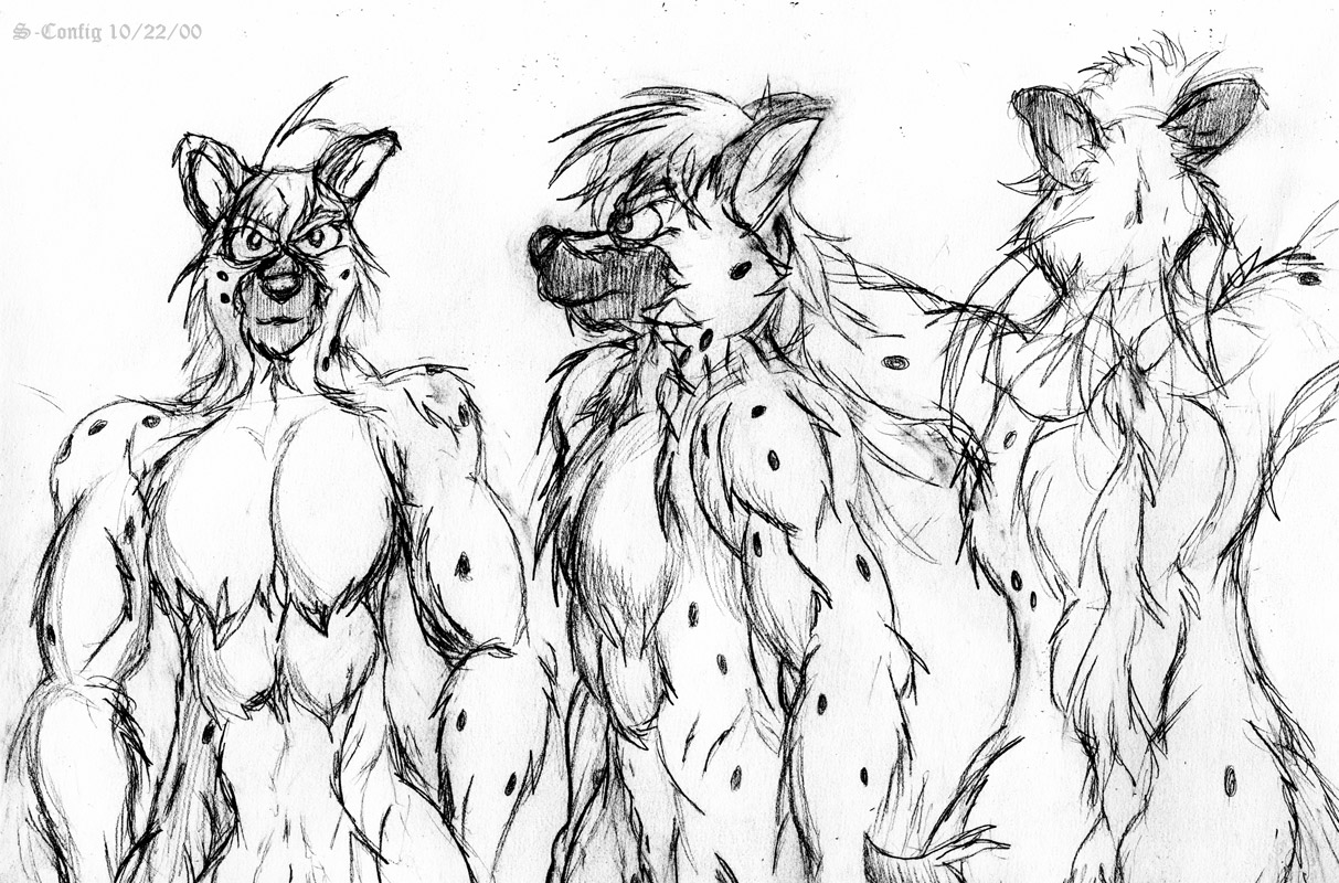 Flay the Hyena Model reference sheet.