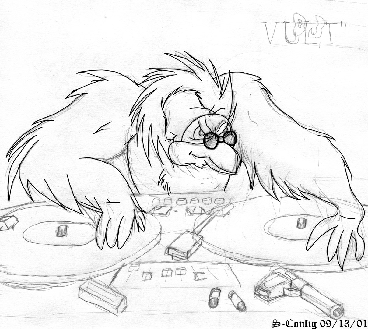 Vinney the Vulture sketch