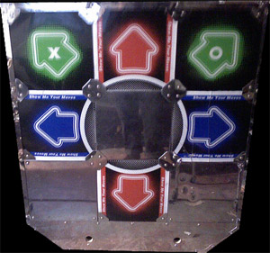 crappy china DDR hard pads for StepMania