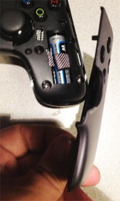 Ouya Controller - Battery Cover Removal.