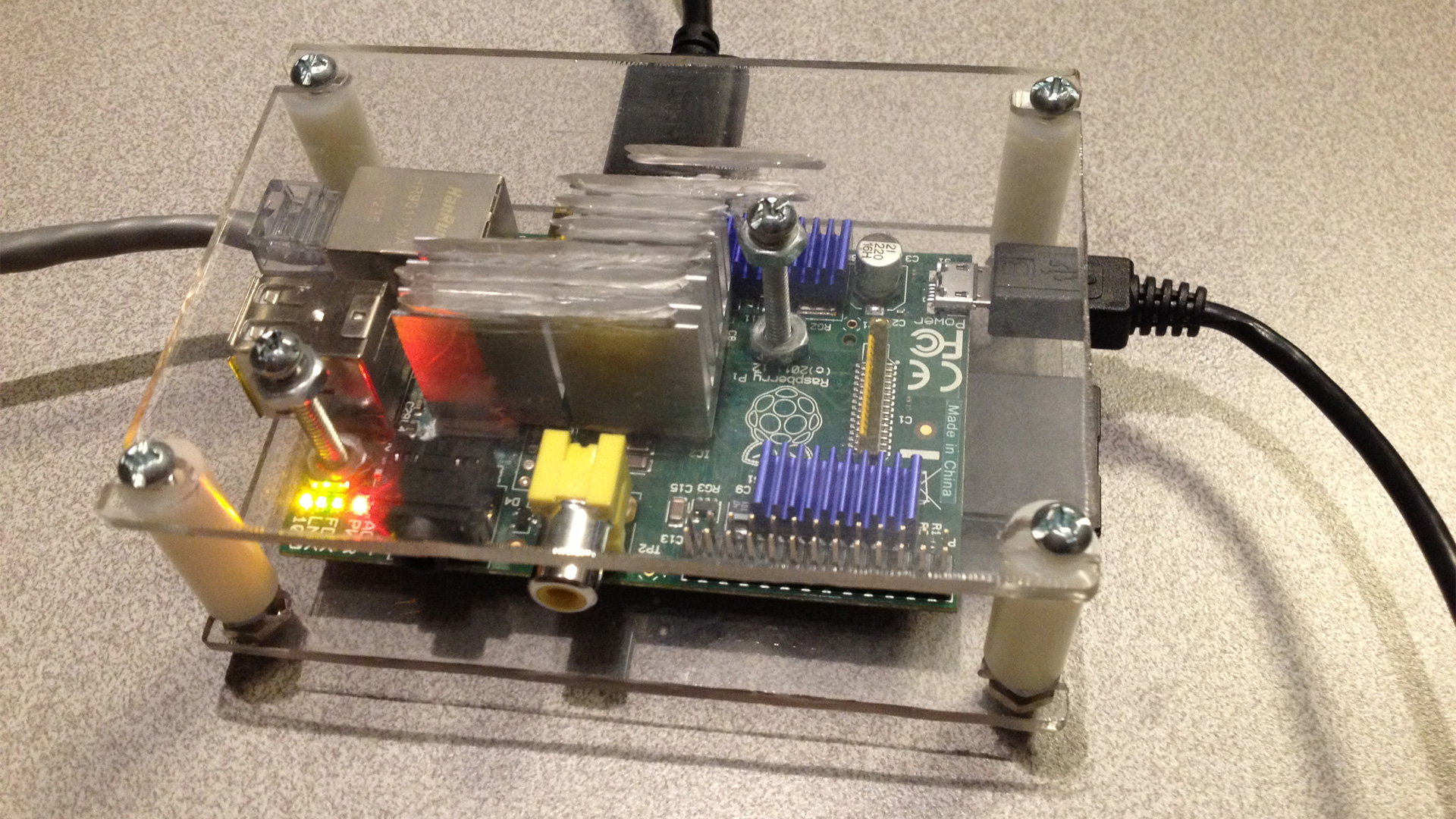 S-Config's Raspberry Pi Raspi running headless OpenSim