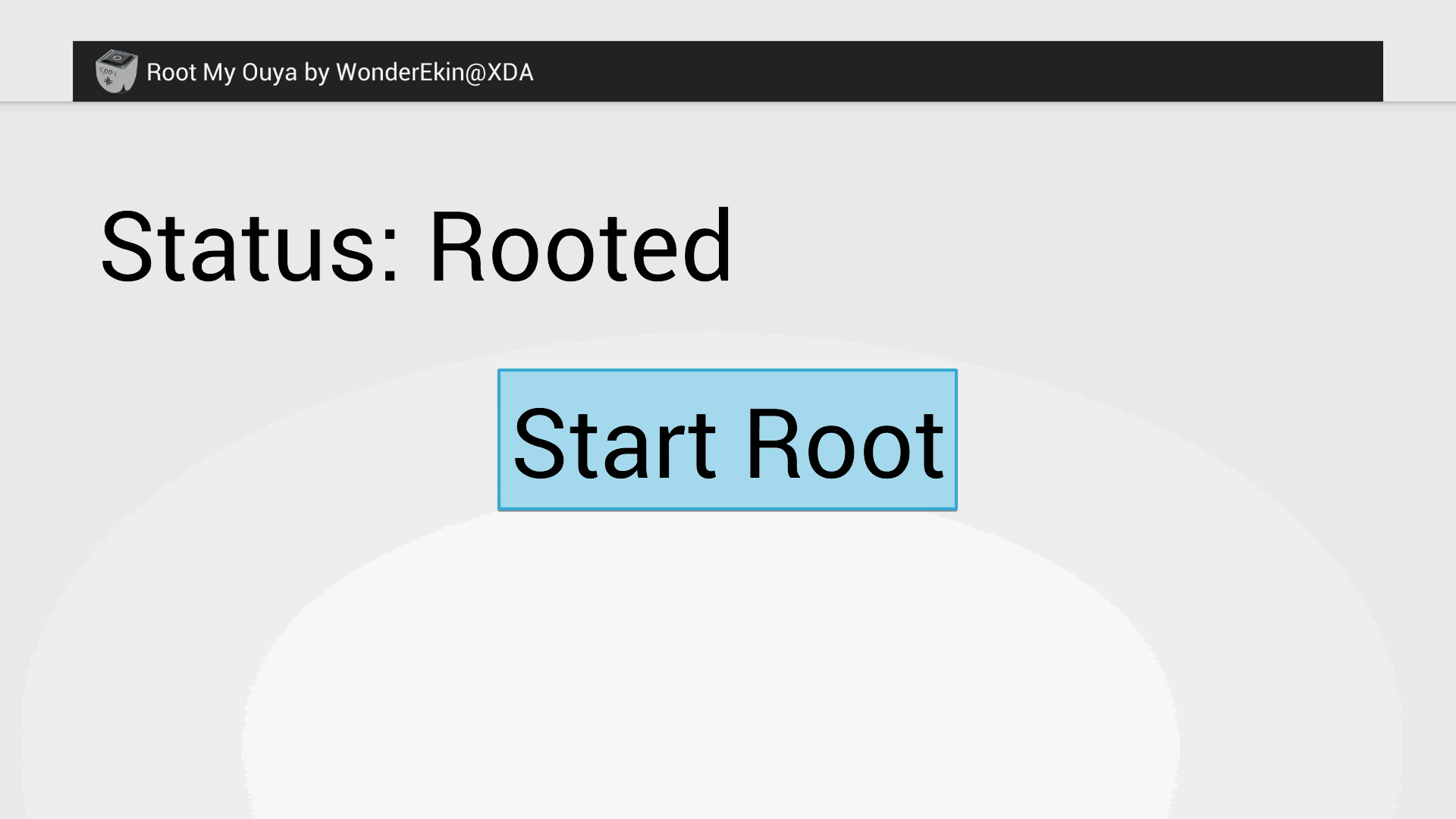 Root the Ouya - Start the Root