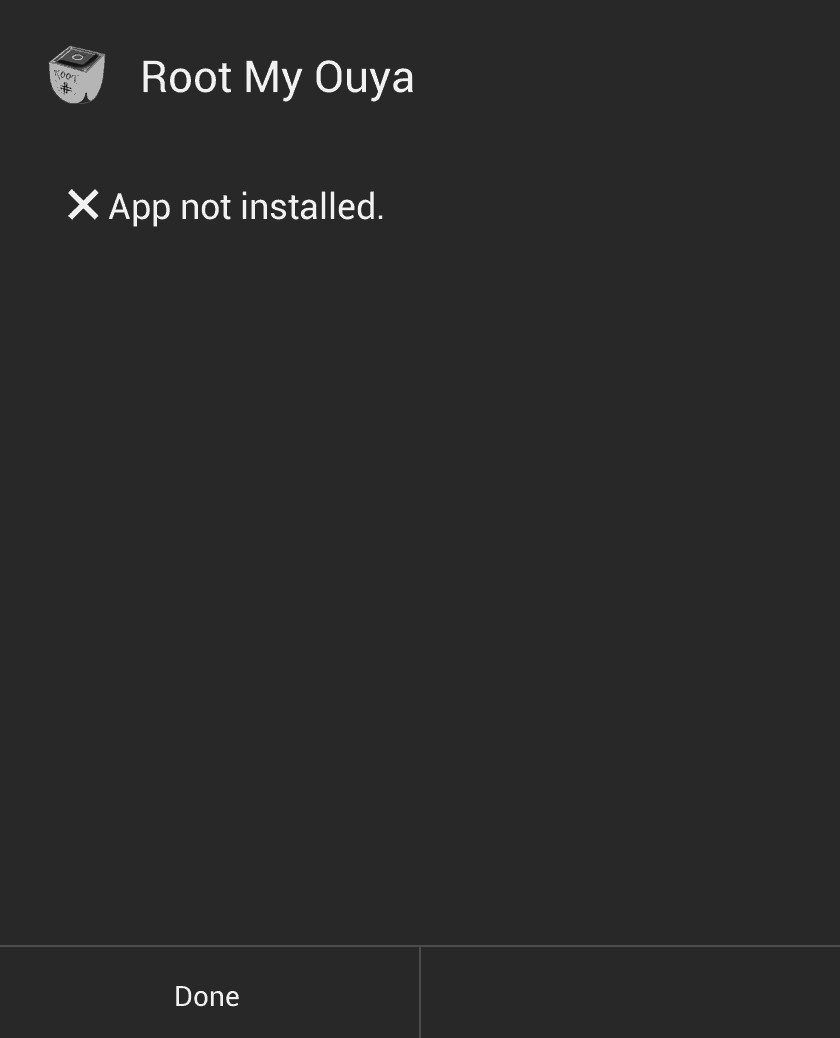 RootMyOuya.1.1.apk App Not Installed