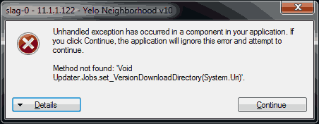 Xbox Debug - Yelo Neighborhood - Crash