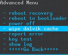 CWM - Ouya Cyanogen Mod - Dalvik Cache.