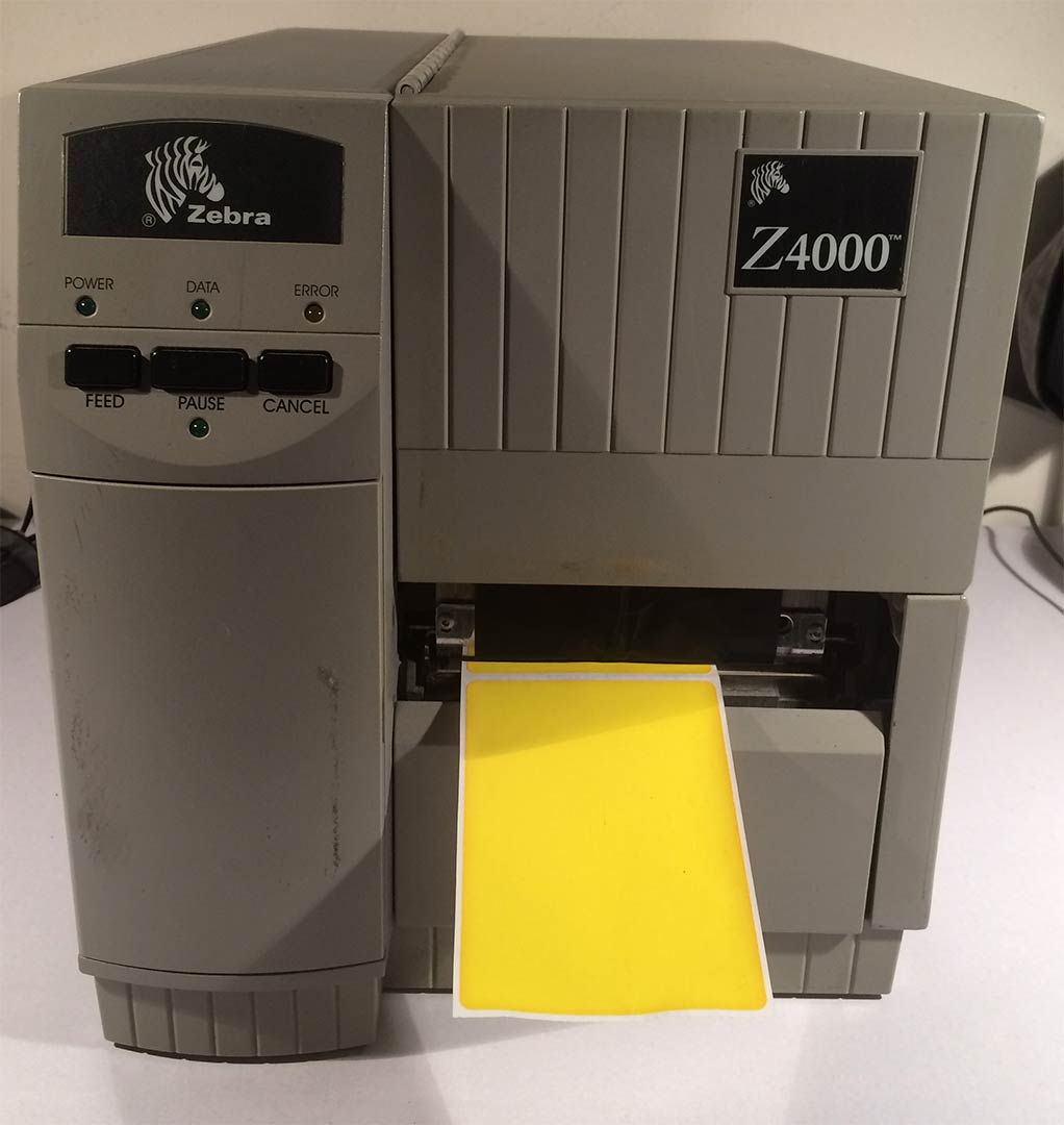 Zebra Z4000 Thermal Printer.