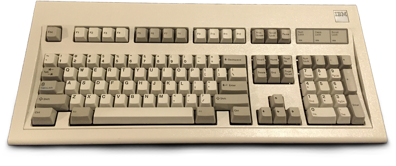 The Famous IBM Model M Mechanical Keyboard
