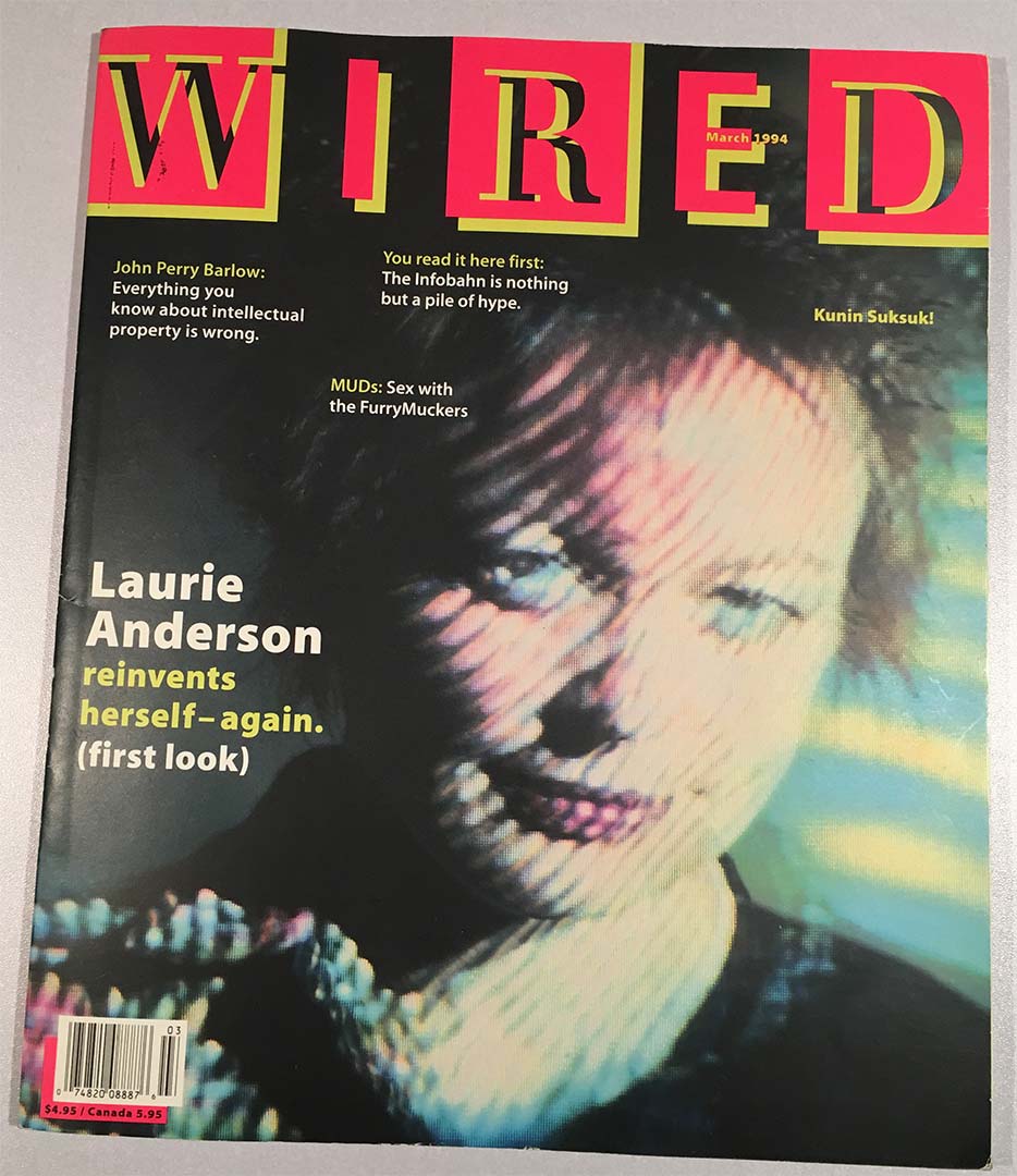 Wired Magazine - March 1994 cover furries