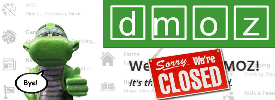 DMOZ.org closed title.