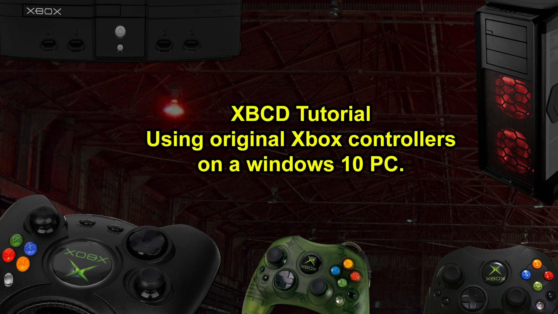 XBCD - Original Xbox Controllers with Win10-8 - S-Config