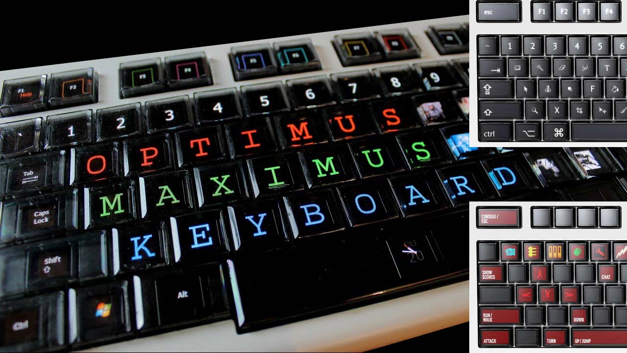 Optimus Maximus Keyboard.