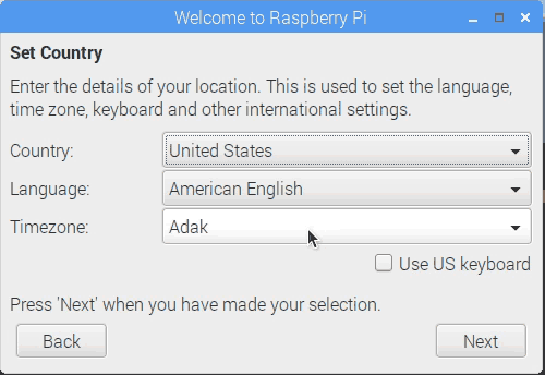 Raspberry Pi - Setting up the keyboard.