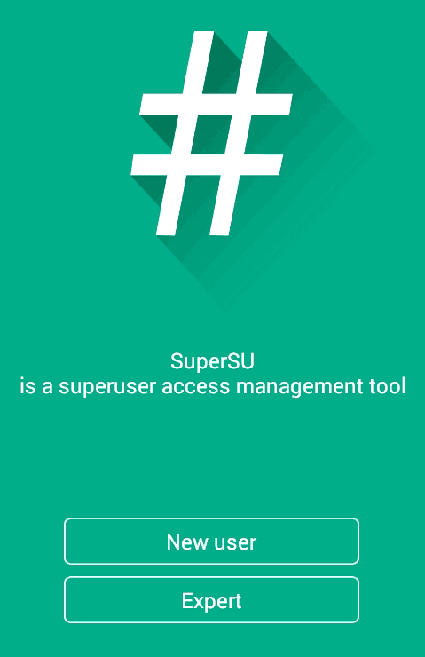 Lineage - SuperSU Application.
