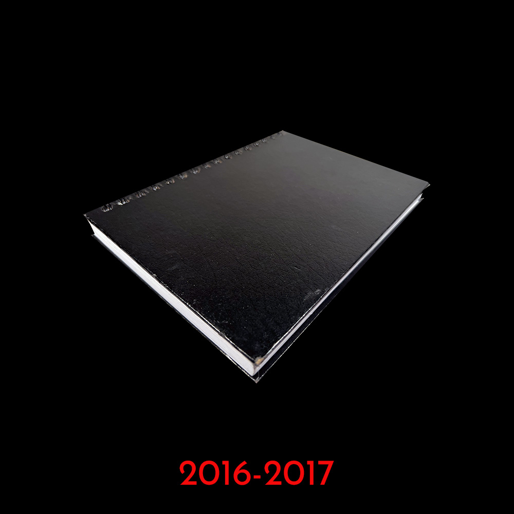 Sketchbooks of 2017 and 2018