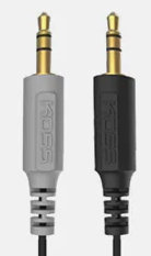 Koss CS100 - Dual 3.5mm jacks for headset and microphone