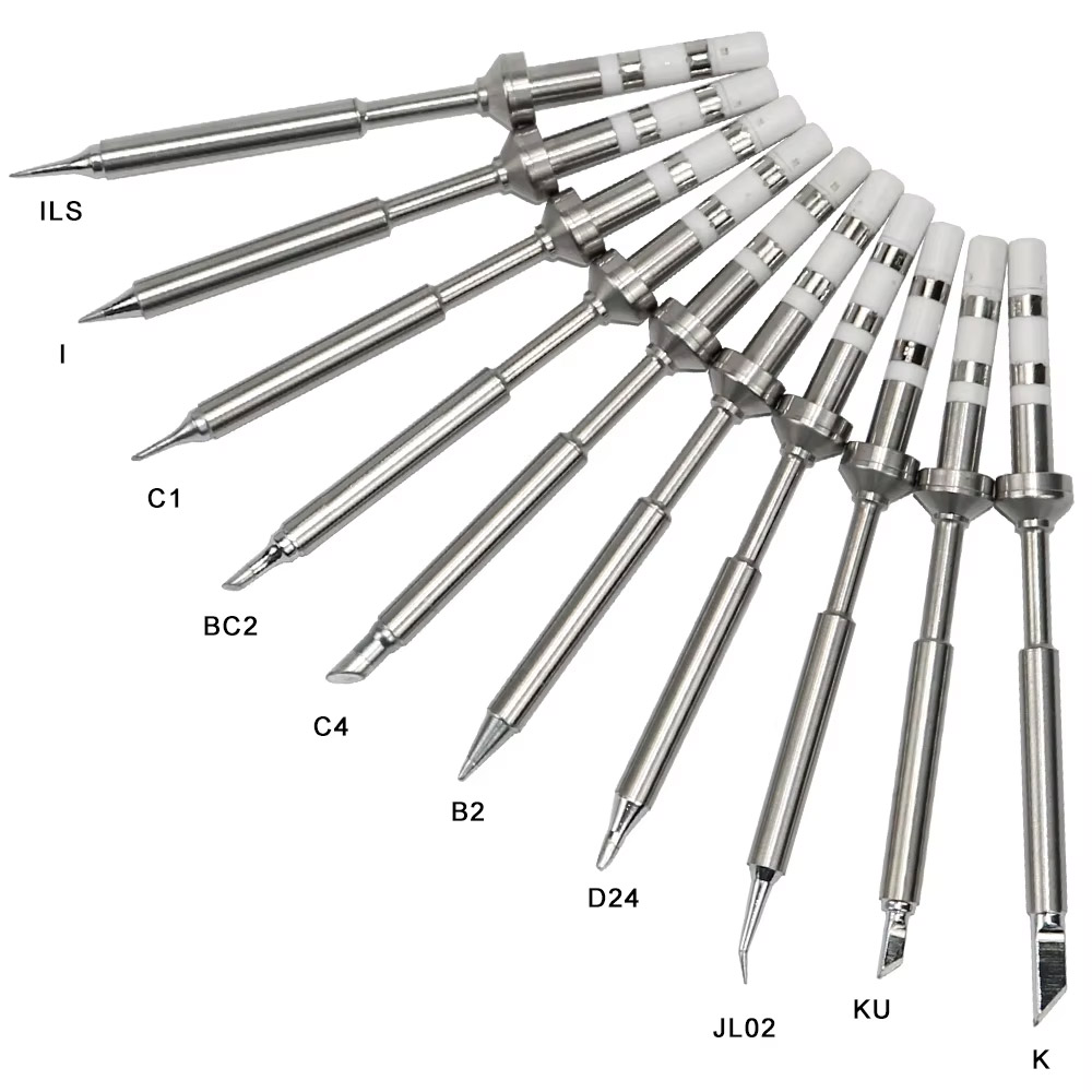 Replacement soldering tips for the PINEcil.